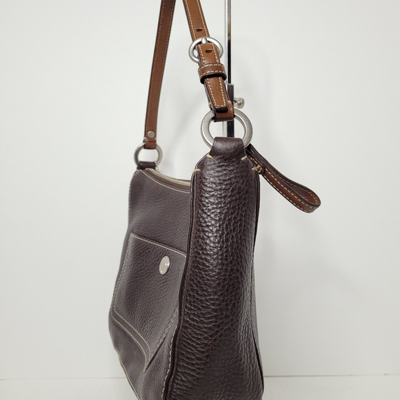 Coach Chocolate Brown Pebbled Leather Chelsea Shoulder Bag #C0782-F10890 - Picture 3 of 9